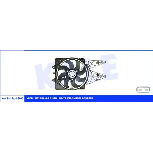 Fan Motoru 417600 Grande Punto 1.3D 05-  Davlumbazlı